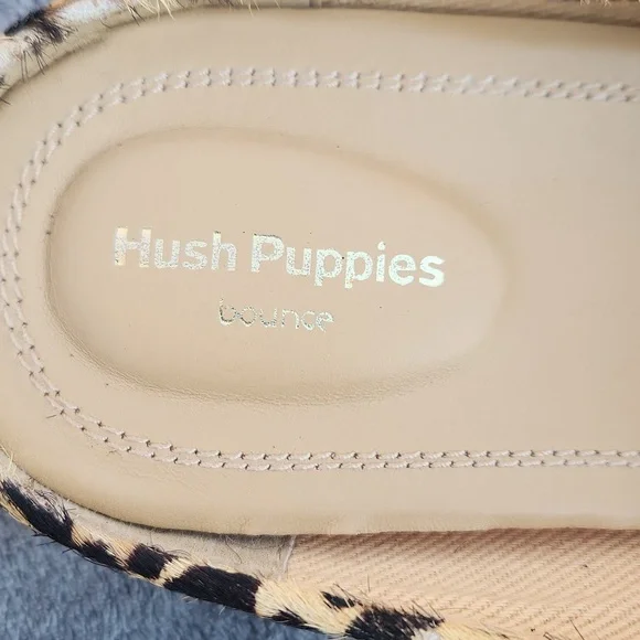 Hush Puppies Leopard Print MULES - Picture 2 of 5